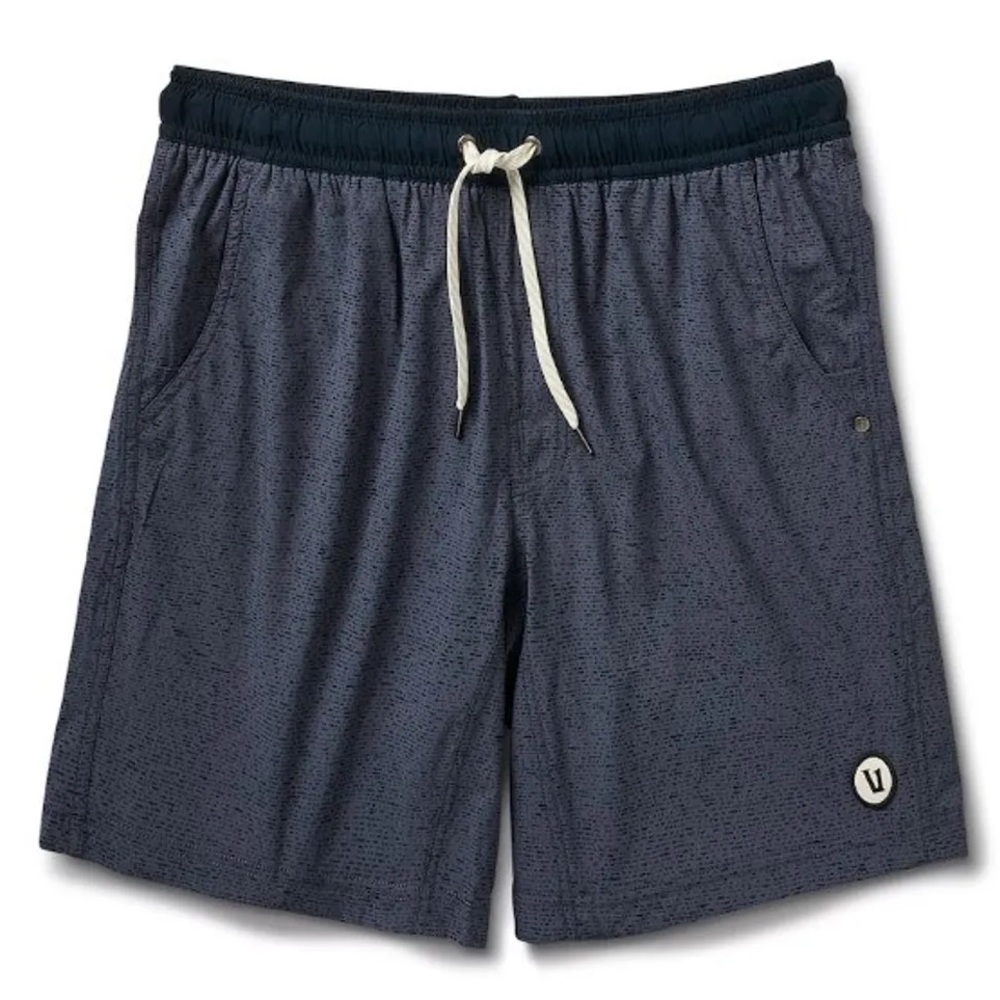 VUORI Kore Short Large “Azure Dashed Lines”